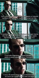 virus meme matrix etica pubblica In questo meme da una famosa scena di Matrix si evince l'odierna Etica Pubblica insita nelle persone, potremmo essere benissimo paragonati ad un virus