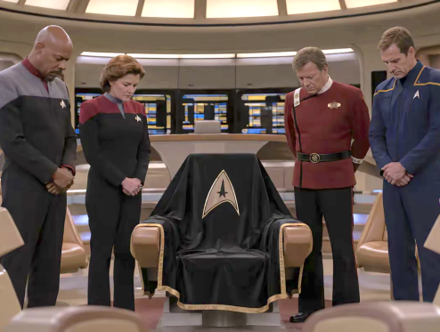 Il commiato al Capitano Jean-Luc Picard di Star Trek