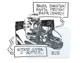destra sinistra oppure dritto, ma anche sopra